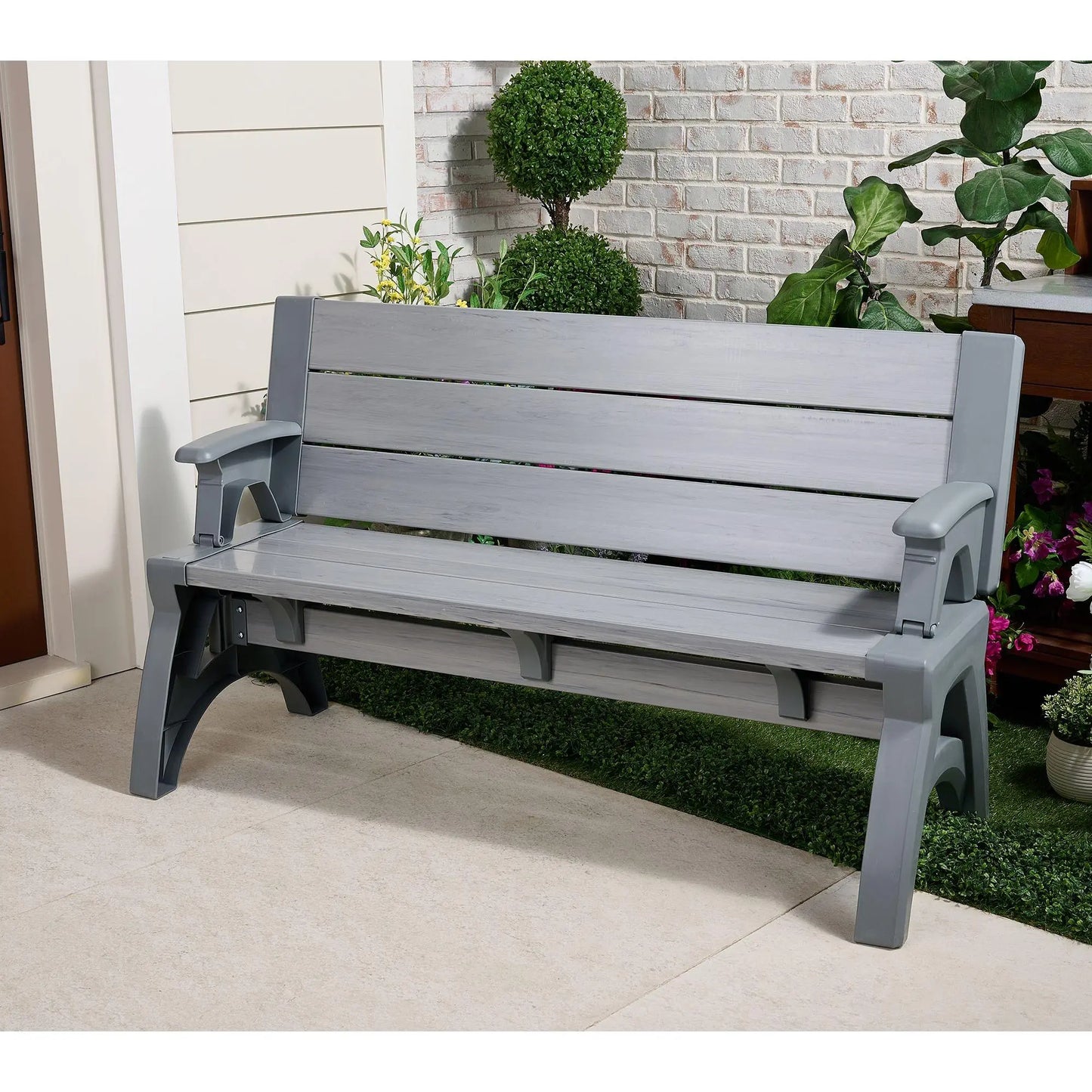 Classic Outdoor Bench For Patios, Gardens, And Porches