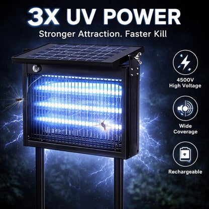 Solar Mosquito Lamp For Indoor And Outdoor Protection
