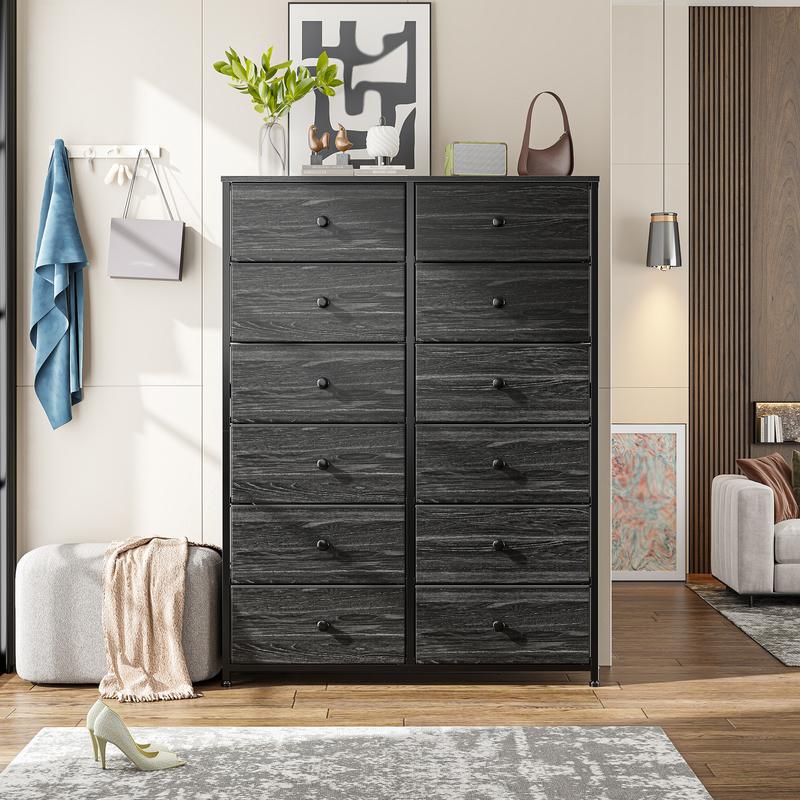 Dresser with Fabric Drawers