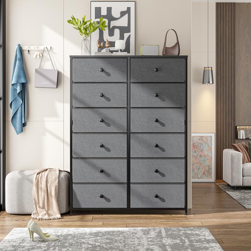 Dresser with Fabric Drawers