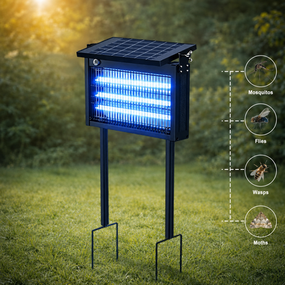 Solar Mosquito Lamp For Indoor And Outdoor Protection