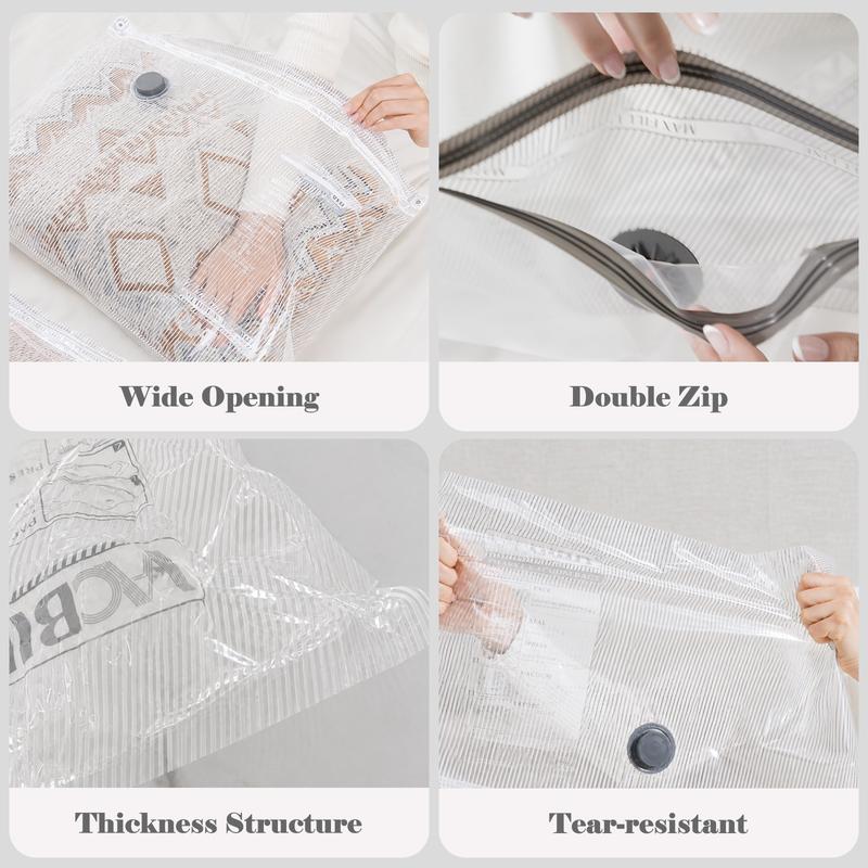 Vacuum Seal Clothes, Bedding, And Travel Bags In Seconds