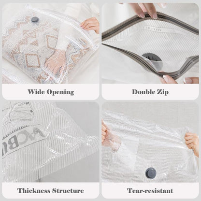 Vacuum Seal Clothes, Bedding, And Travel Bags In Seconds