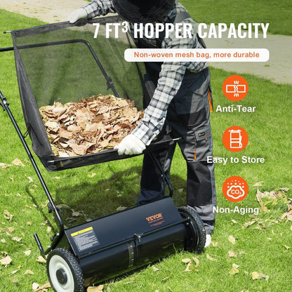 Clean Your Entire Lawn in Minutes — No Raking, No Bending, No Power Required.