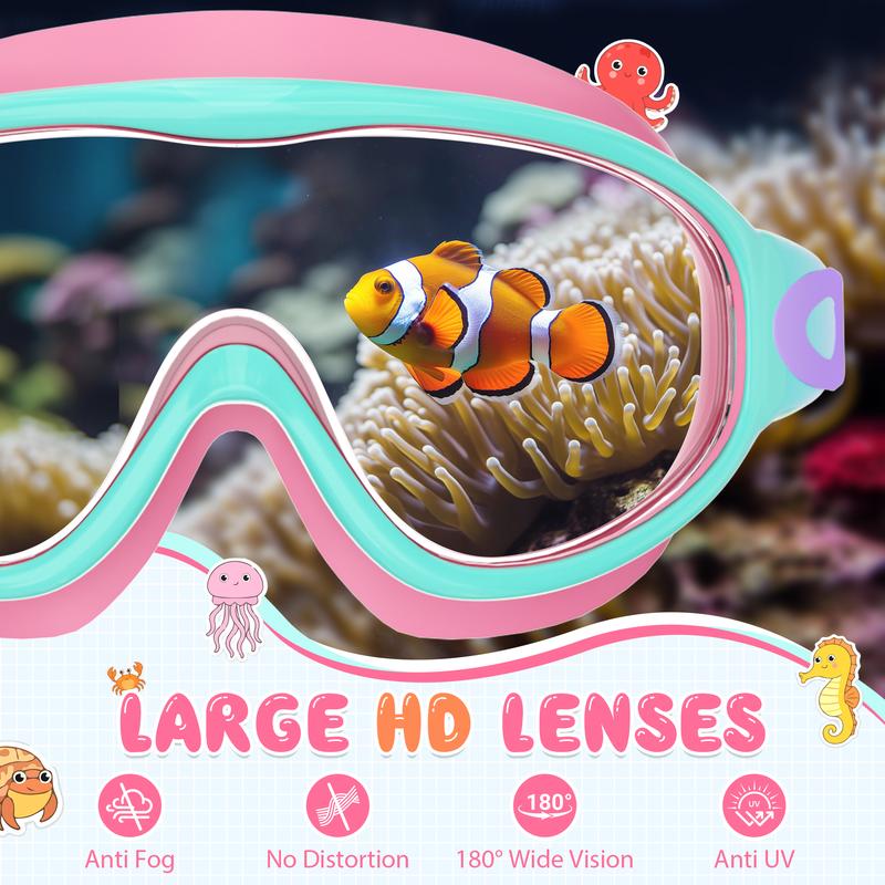 Soft Silicone Swim Goggles Made For Kids’ Comfort