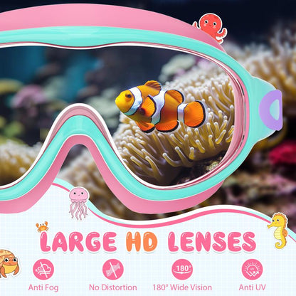 Soft Silicone Swim Goggles Made For Kids’ Comfort