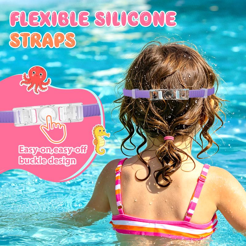 Soft Silicone Swim Goggles Made For Kids’ Comfort
