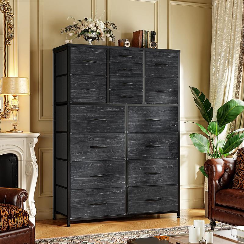 Dresser with Fabric Drawers