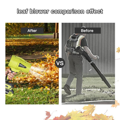 Dry Your Car. Clear Your Yard. One Handheld Blower