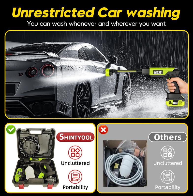 Clean Anything, Anywhere — Cordless Pressure Washer