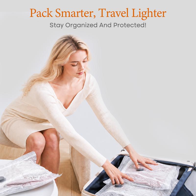 Vacuum Seal Clothes, Bedding, And Travel Bags In Seconds