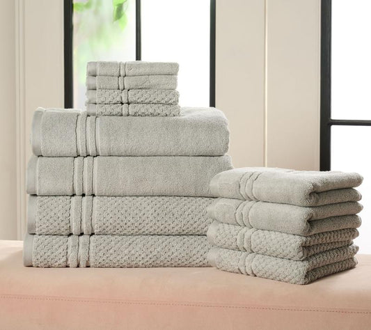 The softest towels you've ever owned — Set of 12, 100% cotton, under $20