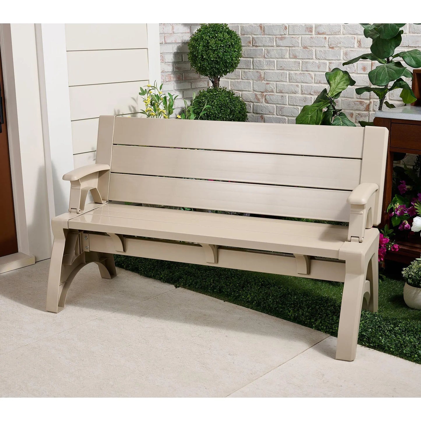 Classic Outdoor Bench For Patios, Gardens, And Porches