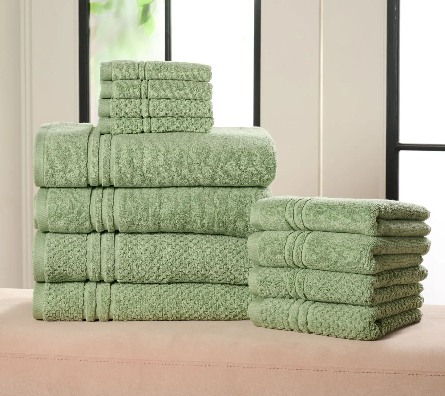 The softest towels you've ever owned — Set of 12, 100% cotton, under $20