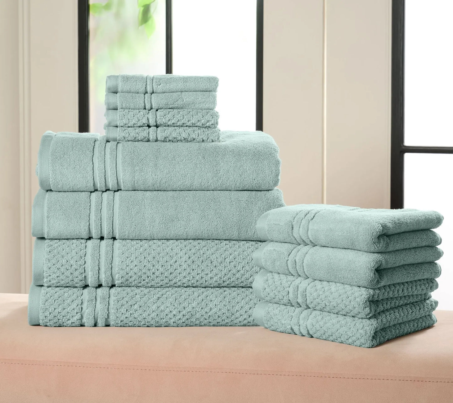 The softest towels you've ever owned — Set of 12, 100% cotton, under $20