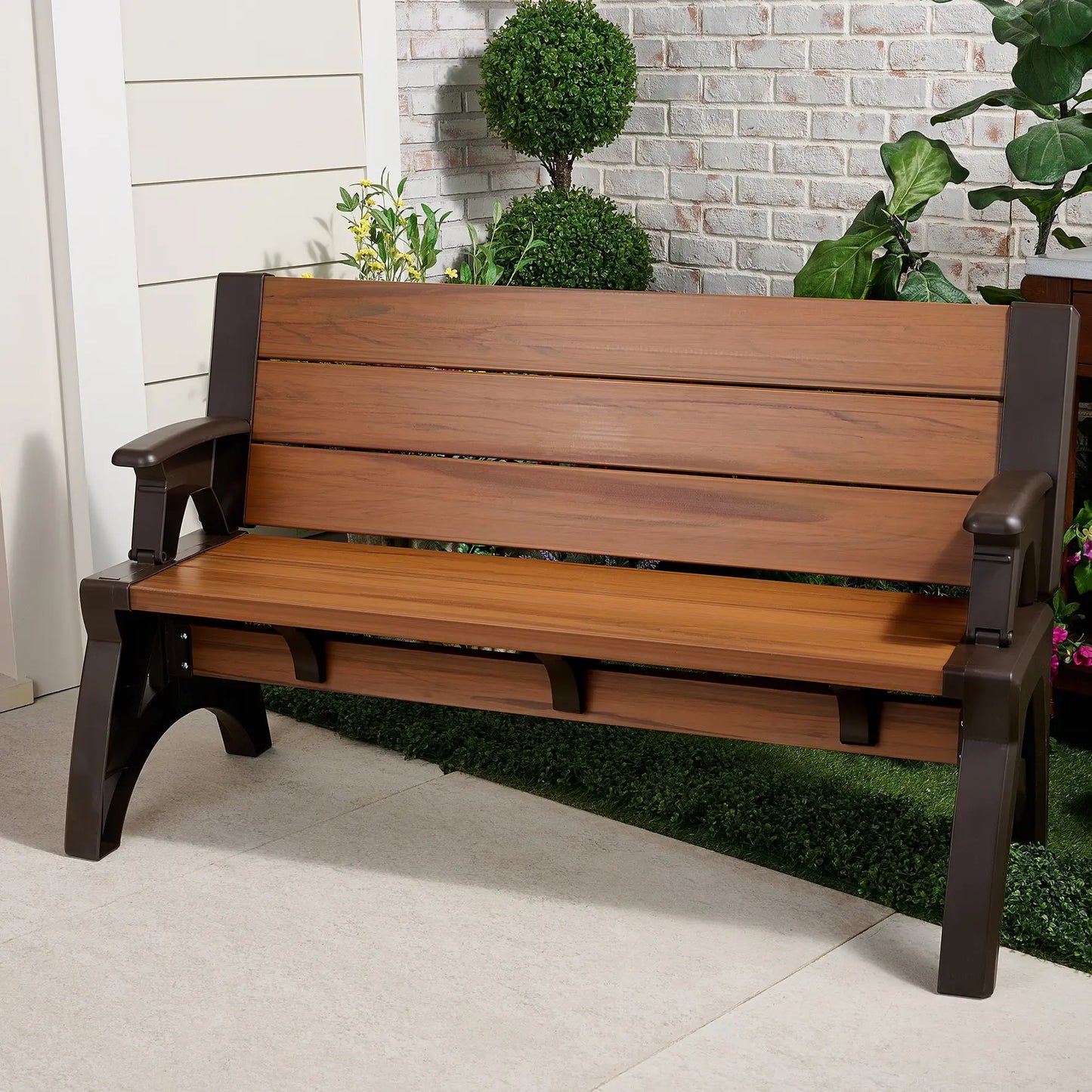 Classic Outdoor Bench For Patios, Gardens, And Porches