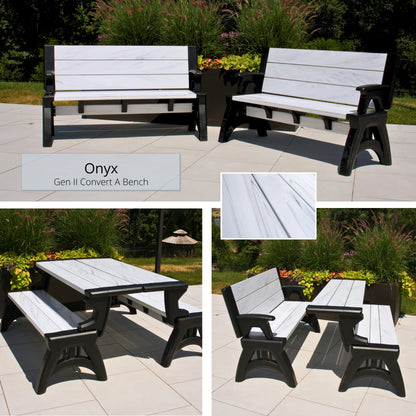 The Bench That Becomes a Picnic Table in Seconds