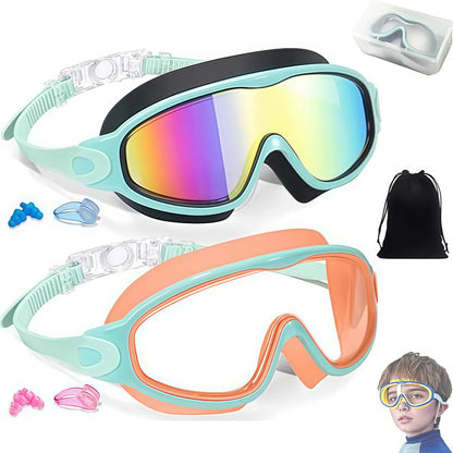 Soft Silicone Swim Goggles Made For Kids’ Comfort