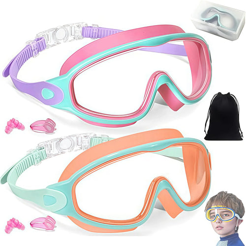 Soft Silicone Swim Goggles Made For Kids’ Comfort