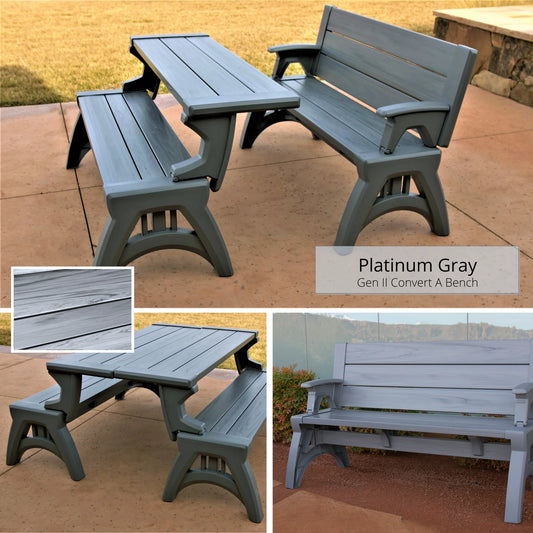 The Bench That Becomes a Picnic Table in Seconds