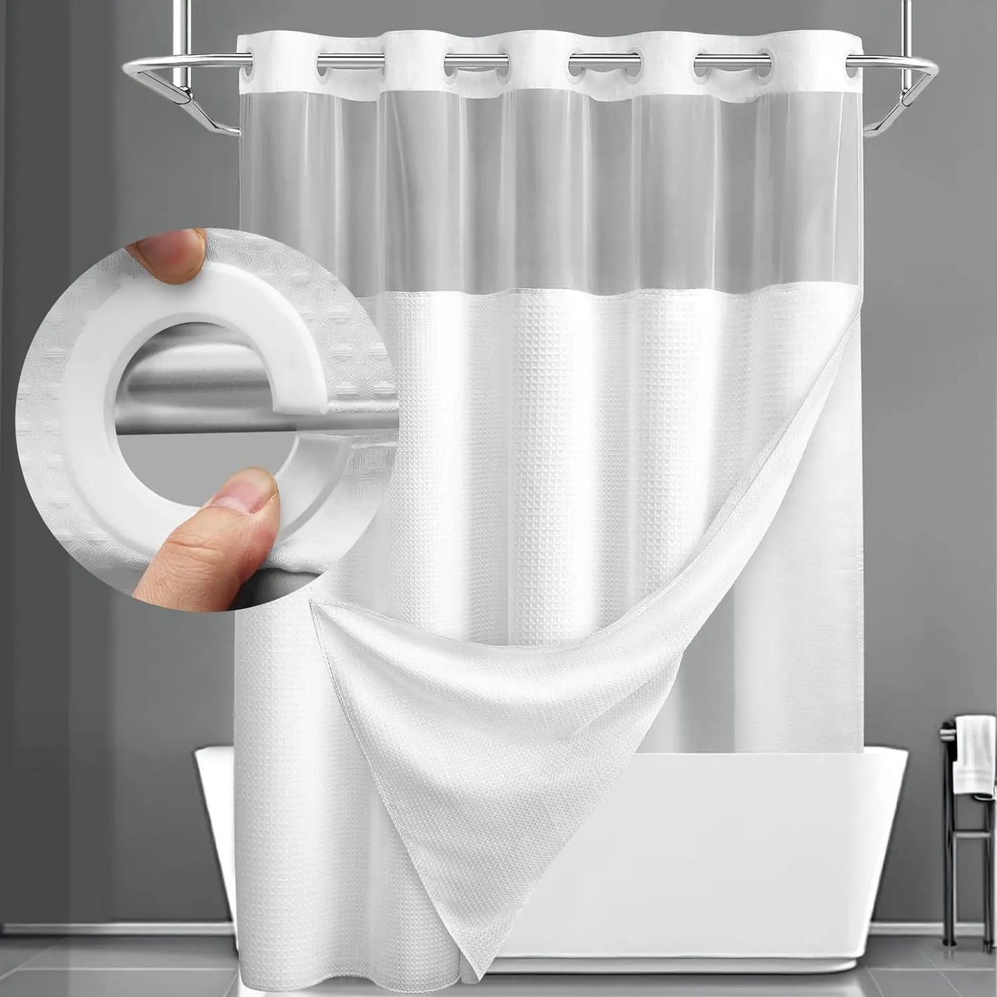 No Hooks. No Hassle. Just a Better Shower.