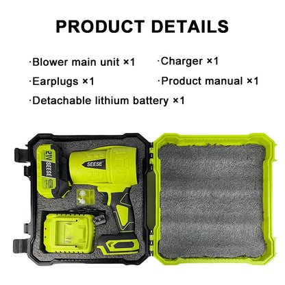 Dry Your Car. Clear Your Yard. One Handheld Blower