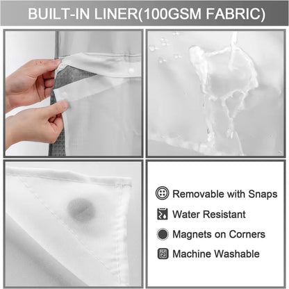No Hooks. No Hassle. Just a Better Shower.
