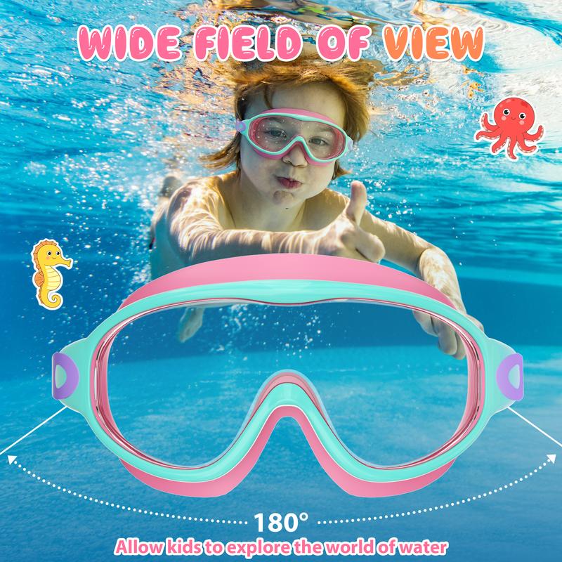 Soft Silicone Swim Goggles Made For Kids’ Comfort
