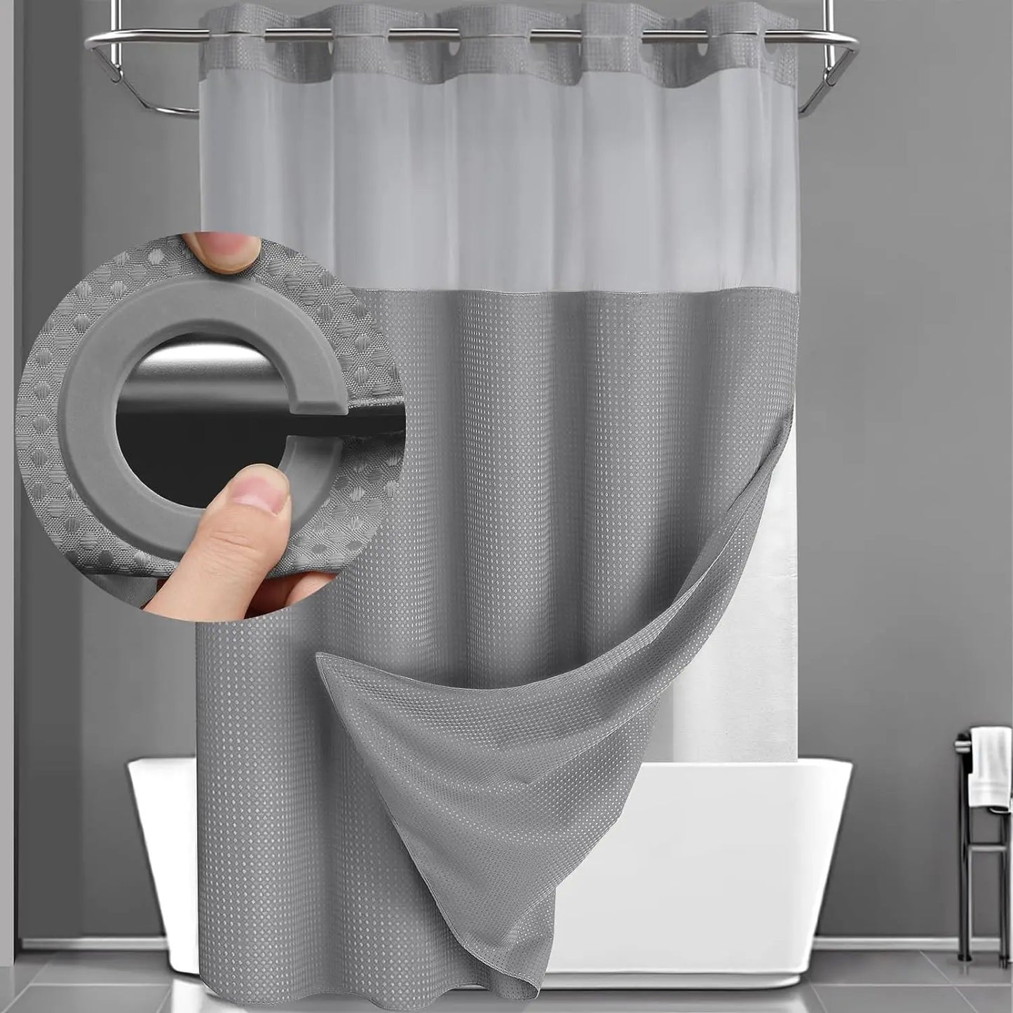 No Hooks. No Hassle. Just a Better Shower.