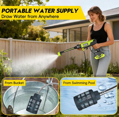 Clean Anything, Anywhere — Cordless Pressure Washer