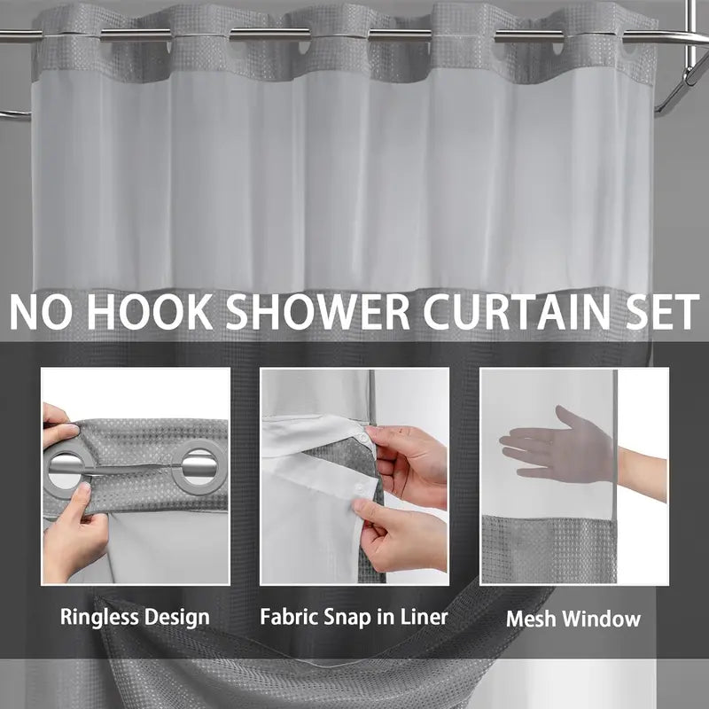 No Hooks. No Hassle. Just a Better Shower.