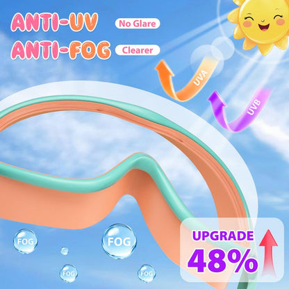 Soft Silicone Swim Goggles Made For Kids’ Comfort