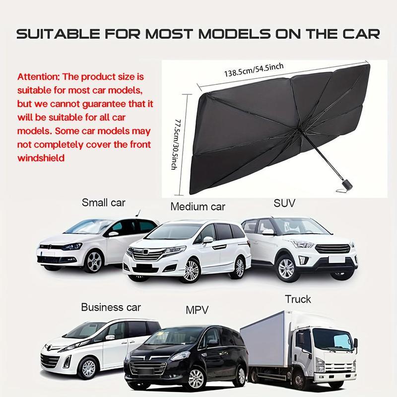 Foldable Car Windshield Umbrella For Instant Sun Protection