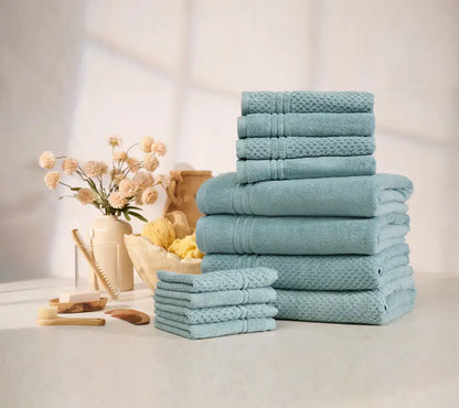 The softest towels you've ever owned — Set of 12, 100% cotton, under $20